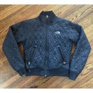 The North Face Women's Black Quilted Bomber 5 Boroughs Jacket - Small